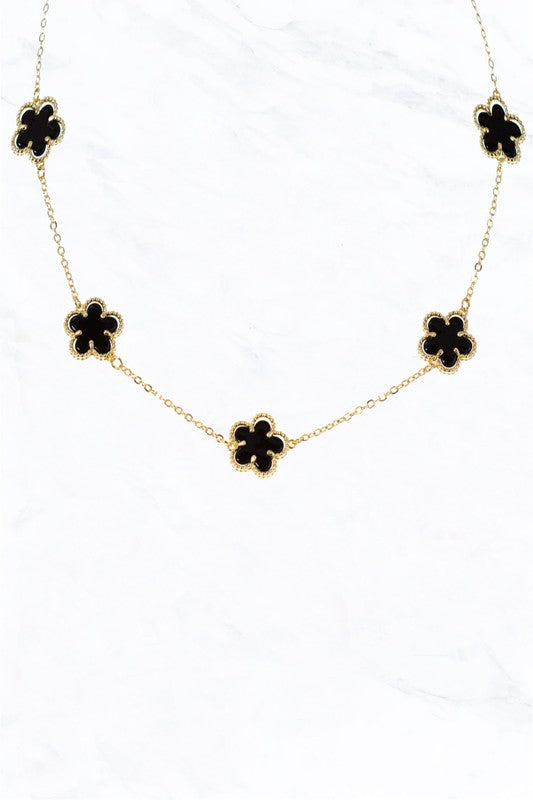 Flower Necklace-4 Colors