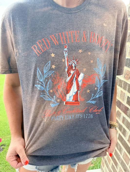 Red White & Boozy Tee