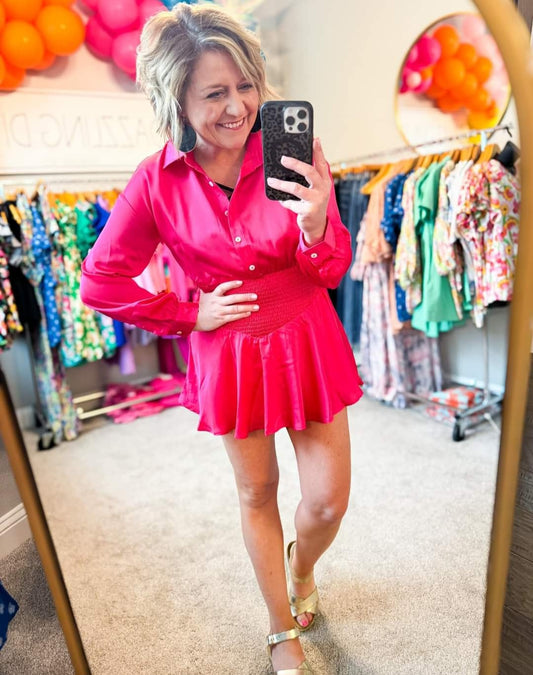 Let Me Show You Pink Romper