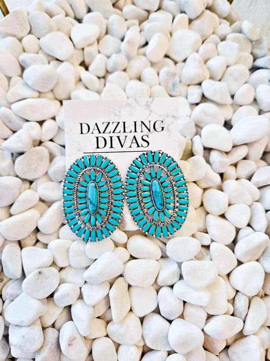 Traditional Turquoise Earrings